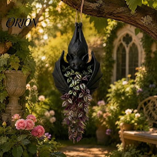 Pianta Ragno Fioriera Sospesa Bat Pot, Fioriera Creativa Gotica, Contenitore Decorativo di Halloween per Rampicanti Piante Ricadenti, Decorazione Interna Esterna Fiore ad Ala