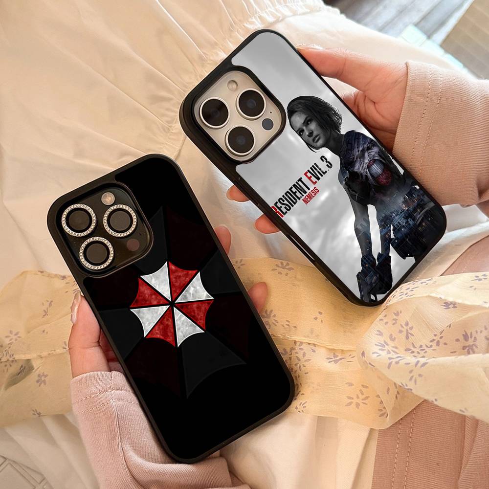 Game R-Resident-es Evil-es Phone Case For IPhone 16 Pro Max 15 14 Plus 14 13 12 11 17 PC+TPU Cases Back Cover