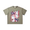 260 GSM Double Yarn 32 Count 100% Cotton Dandadan V29 Turbo Granny Print Unisex Heavy Cotton T Shirt