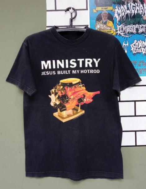 Ministry vintage t shirt Tour Rock Band Concert Music black size S-5XL XXL