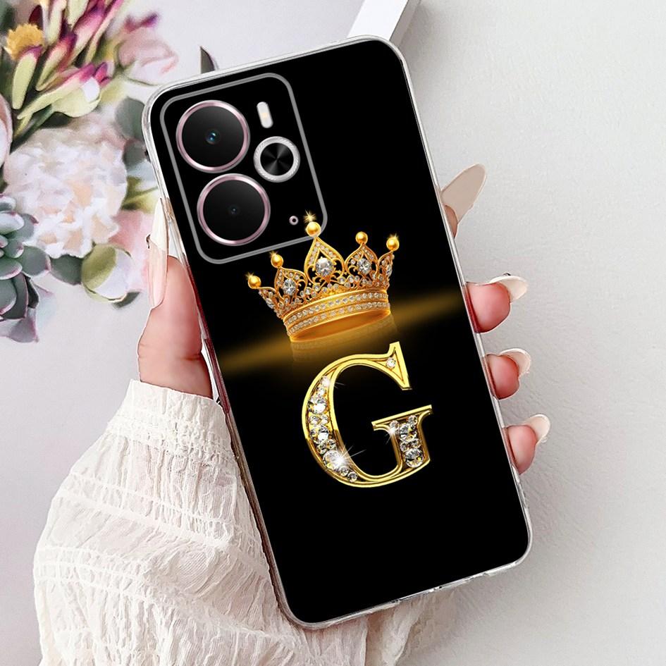 For Realme 14 5G Case RMX5075 Cover Cute Letters Soft Silicone Couple Phone Case For Realme 14 Pro Plus Funda Realme14 14T Coque