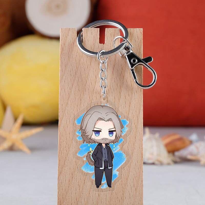 Anime Acrylic Double Side Keychain Cosplay Connor Pendant Keyring