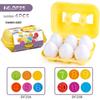 50 Style Matching Smart Eggs: Educational Toys for Early Childhood Cognitive Development
