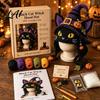 Snadný krok za krokem návod Háčkovací sada klobouku s vysoce landským skotem Halloween dýně pavouk kapuce sada DIY ruční výroba pro dospělé teenagery tematický projekt