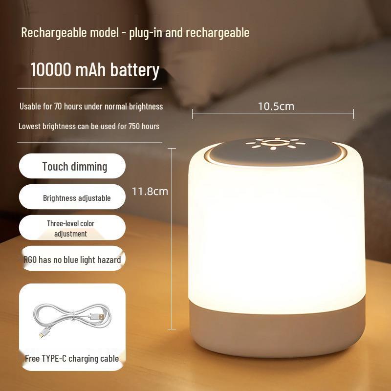 Infant Moon Table Lamp: Eye-Protection Night Light for Baby's Bedroom