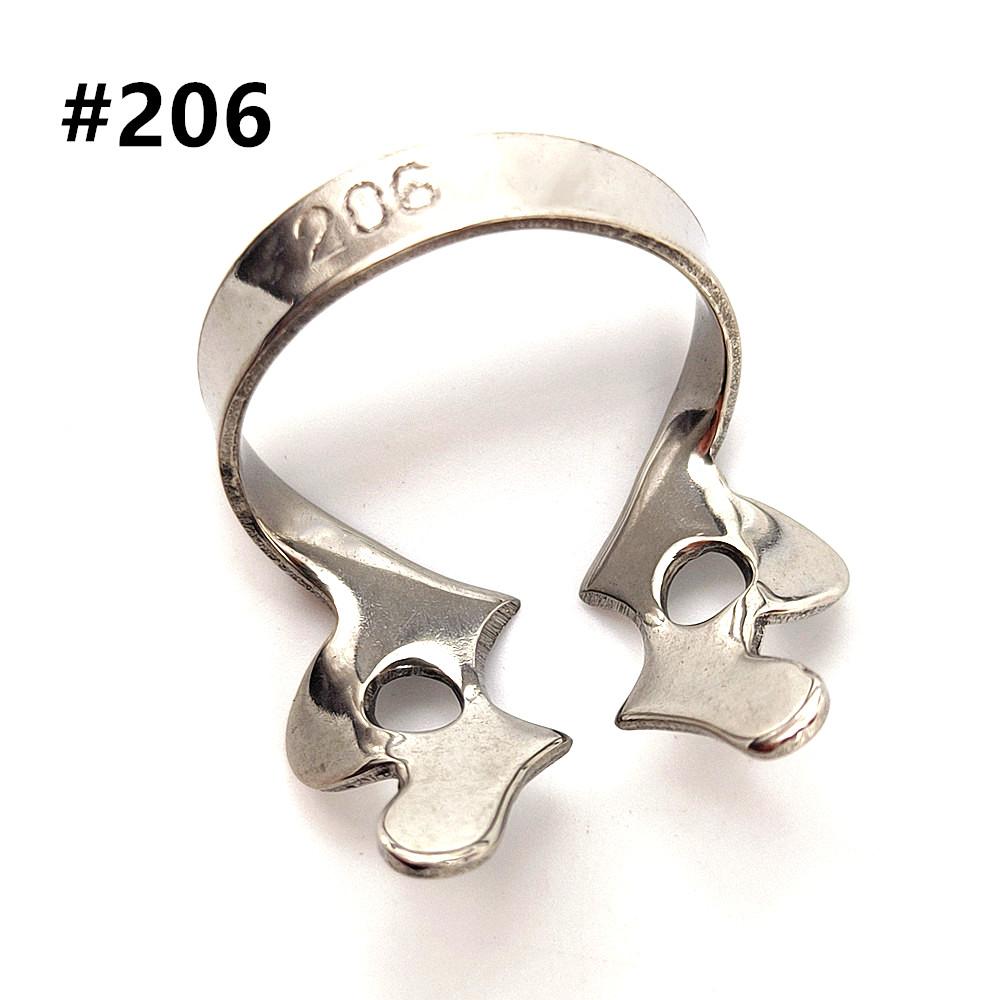 

1 шт., самые популярные зажимы для реставрации зубов, резиновые зажимы для плотины, резиновый барьерный зажим, материал из нержавеющей стали 1 piece Code 206