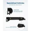 LUJUNTEC Door Handle Compatible for Hyundai Sonata 2005 2006 2007 2008 2009 2010 82651-3K000 826513K000 Outside Exterior Black Front Driver Passenger