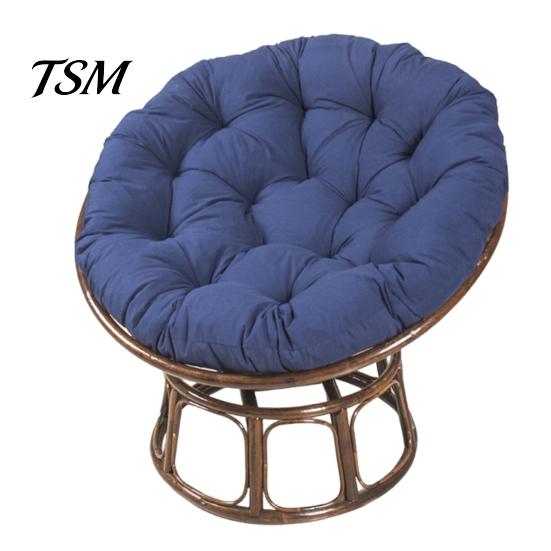 Cojín Redondo para Silla de Playa para Asiento de Hamaca Colgante de Huevo Relleno Resiliente para Mecedora Sillas Columpio de Patio Jardín Alta Resiliencia