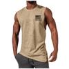 Men's Summer Fashion Casual Sleeveless Vest Tops Men's Summer Printed Sleeveless Vest