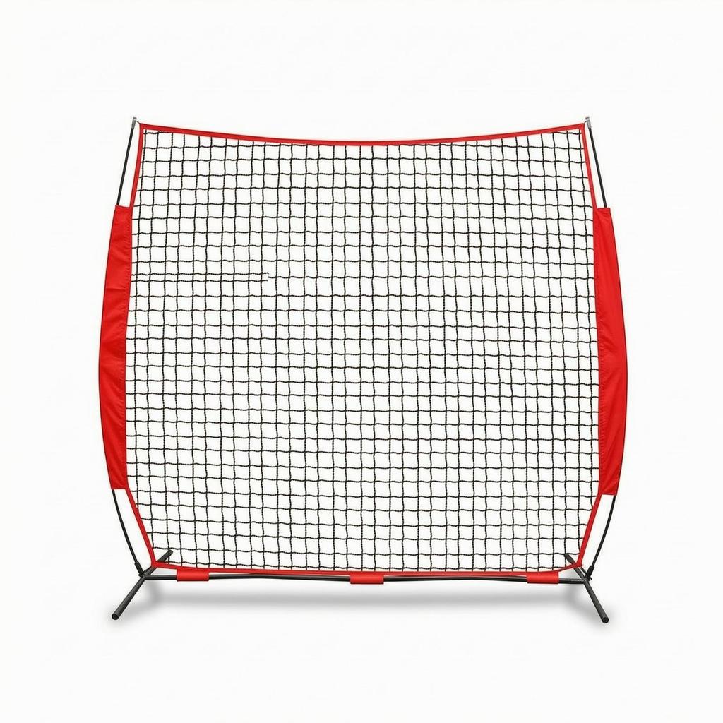 Training Net with Metal Frame Freestanding Sports Deflector NetInstant Setup VersatileSport for