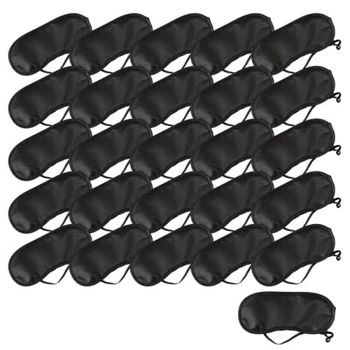 

ENN LLC Eye Masks (50-Pack) Individually Wrapped for Restful Sleep, Light Blocking, Hygienic, Comfortable, Breathable, Lightweight, and Portable for L