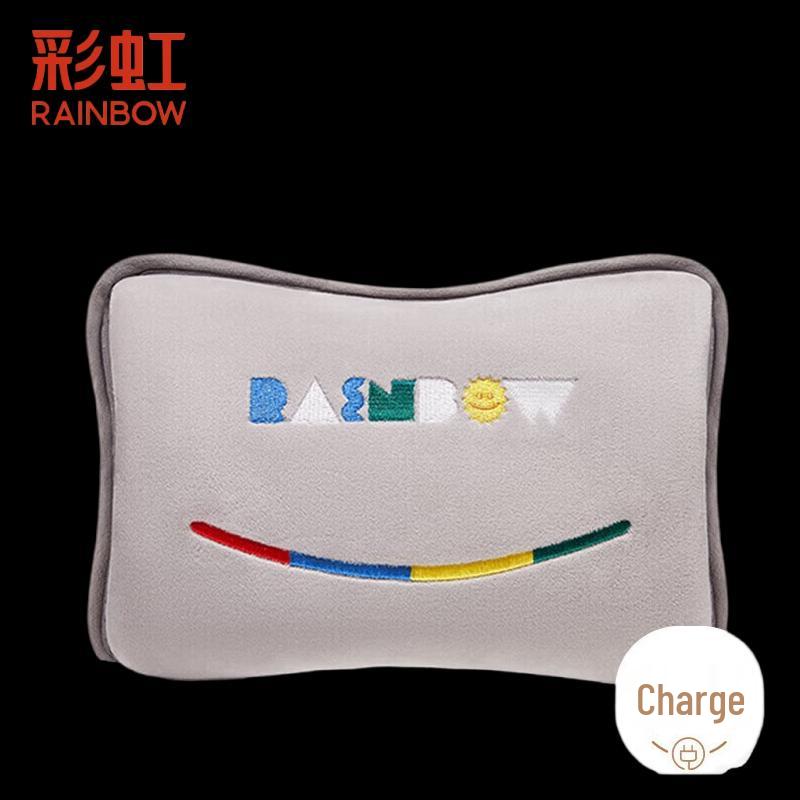Rainbow Plush Rechargeable Hand Warmer