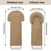 1Pc Inflatable Beach Mat, PVC Inflatable Cushion, Foldable Beach Sleeping Pad, Suitable For Outdoor Activities, Moisture-Proof And Portable Design