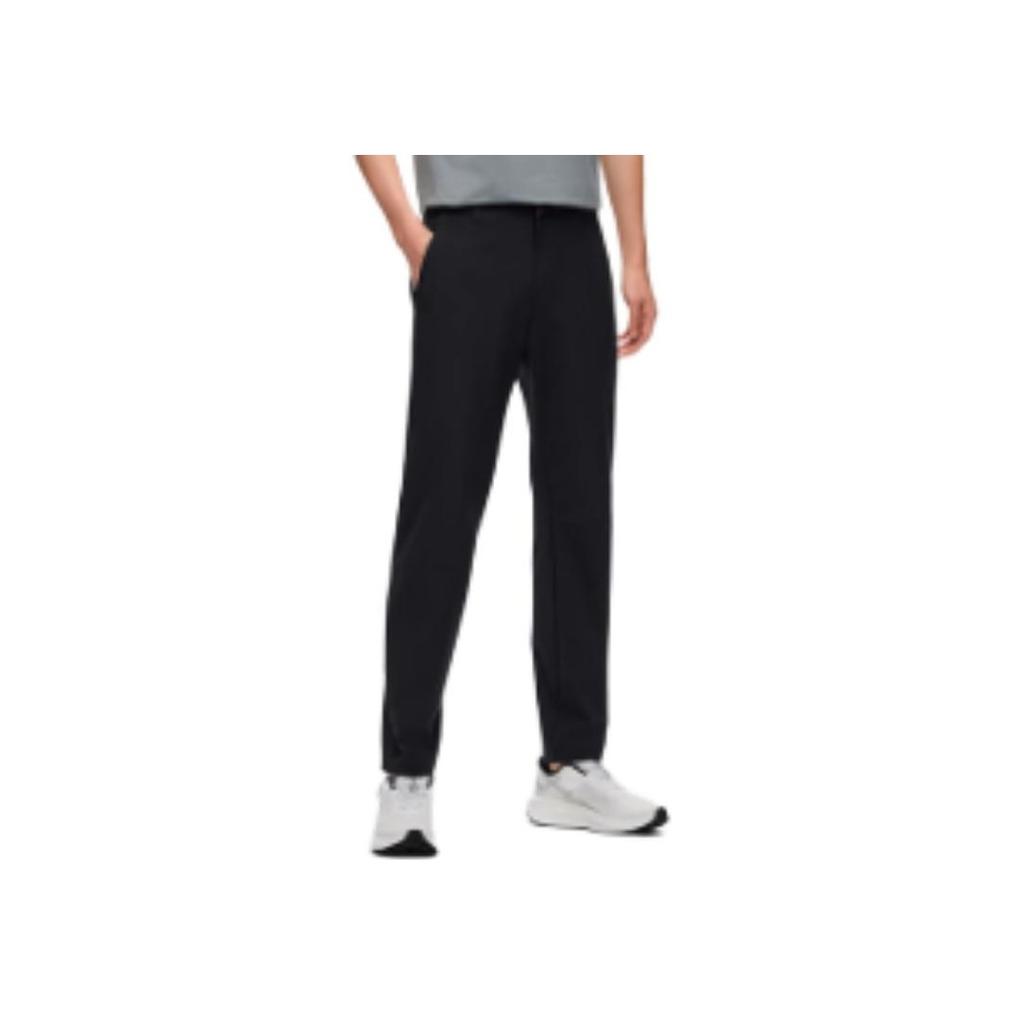 Anta Champion All-Weather Series Solid Color Mid-Rise Comfortable Versatile Breathable Straight Leg Casual Pants Men Bottoms Sienna-Blue 152520502-2