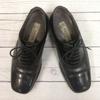 REGAL Leather Business Shoes 24.0EE Black Straight Tip Cap Toe(USED)