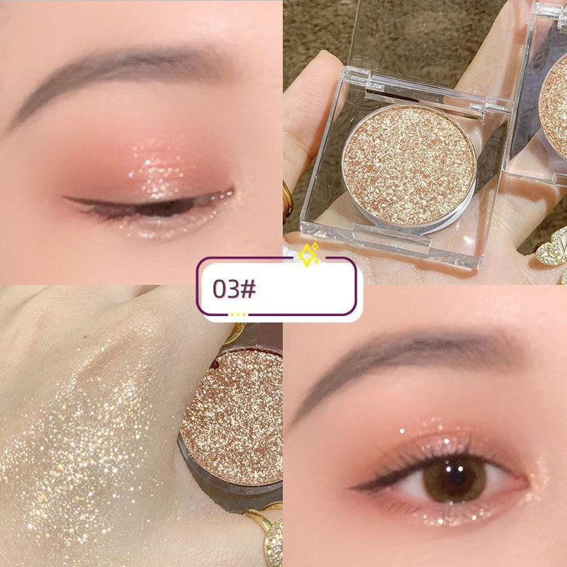 Monochrome Eye Shadow Shimmer Glitter Mashed Potatoes Highlighter Shine Highlighter Makeup Gel Face and Body Brighten Glitter Natural Contour Makeup