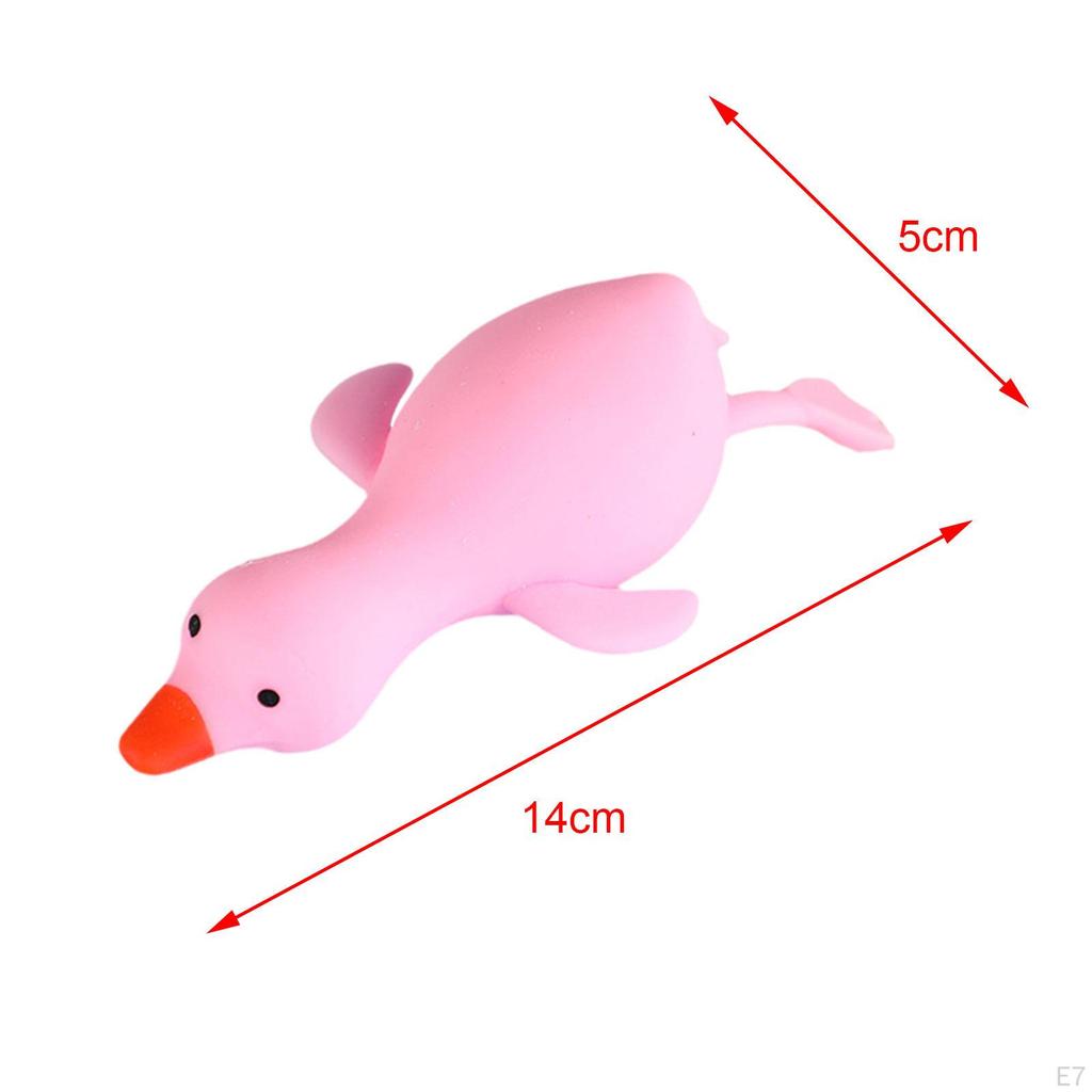 Cute Animals Vent Toys Goodie Bag Fillers Goose for Children Adults White