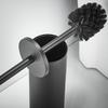 Modern Bathroom Toilet Scrubbers with Soft Dense Bristles Elegant Floor Standing Toilet Brush Long Service Bathroom Brush