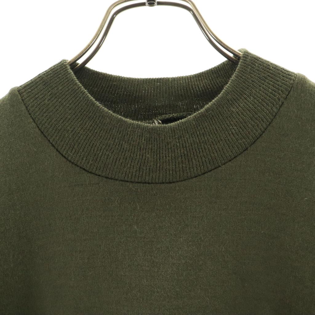 BEGETEX 70s Belgian Army Vintage Long Sleeve Sweat Trainer 46 Khaki Men's Used