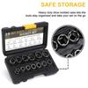 Home And Automotive Repair Bolt Extractor Set Automotive Repair Tool Kit Mechanic Tool Set Chromium-Molybdenum Steel