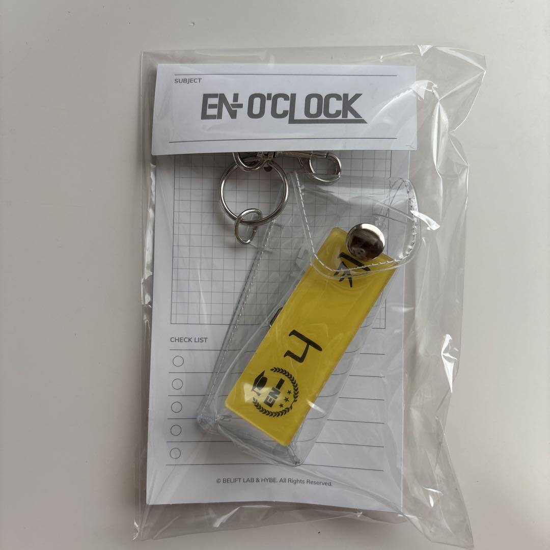 

[USED] ENHYPEN Enoku Name Tag Key Ring Niki