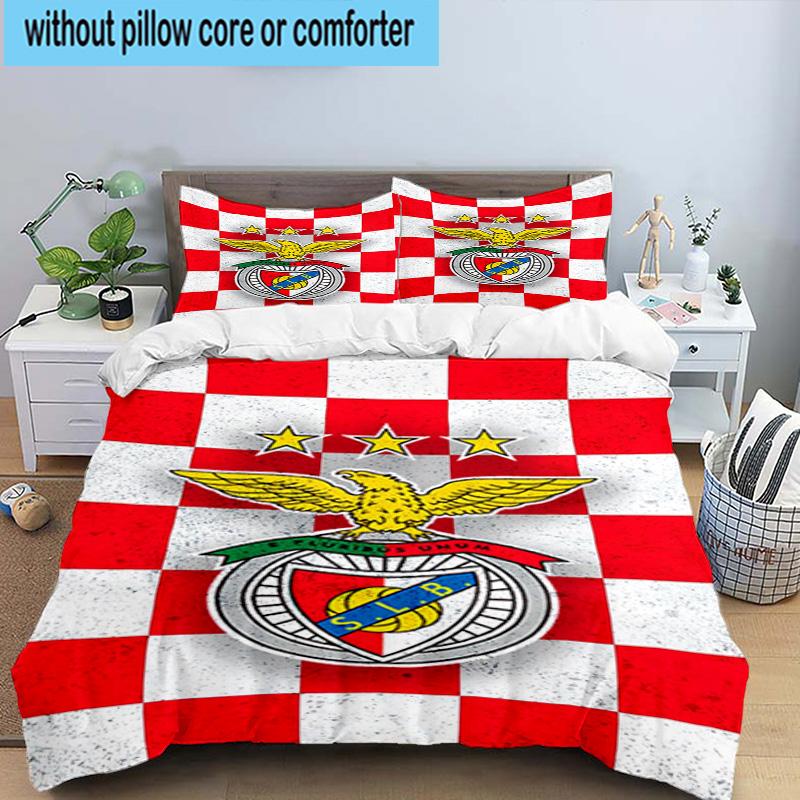 3PCS Football Club Eagle 3pcs Bedding,Including 3PCS Duvet Cover And 2pcs Pillowcases Perfect for Christmas,Ideal for Bedroom, Dormitory