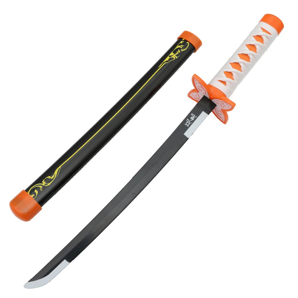 45cm Neuestes Cosplay Hagashi Akihito Kunststoff Katana Modell Rollenspiel Anime 18 Zoll Shinazugawa Sanemi Spielzeugschwert