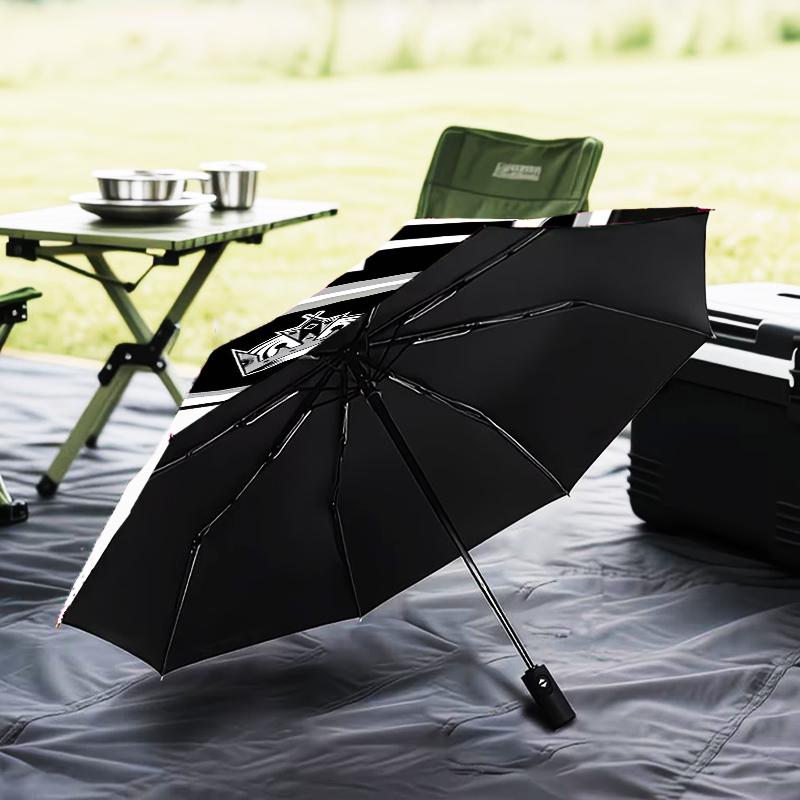 Angeles King Crest Umbrella Folding Umbrella, Automatic Umbrella 8-Frame for Travel, Camping Use Gift for Halloween Christmas