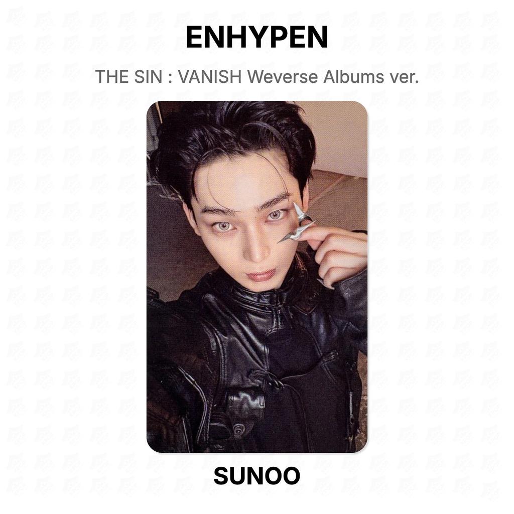 ENHYPEN THE SIN : VANISH Weverse Albums Ver. Official Photocard