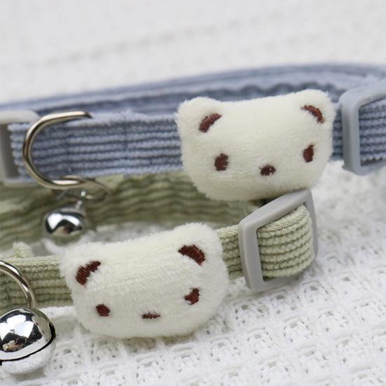 Hundehalsband Hohe Elastizität Atmungsaktiv mit Glöckchen Mode Welpen Katzen Halsband mit Glöckchen für Kätzchen
