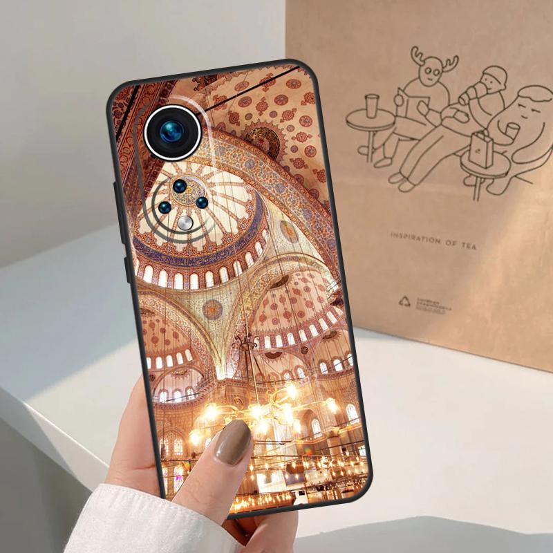 

Ислам Мусульманская Мечеть Для Honor Magic 8 5 6 7 Pro Чехол Для Honor 400 200 Lite 50 70 90 X8c X8b X9a X9b X9c X9d Win Honor X8b