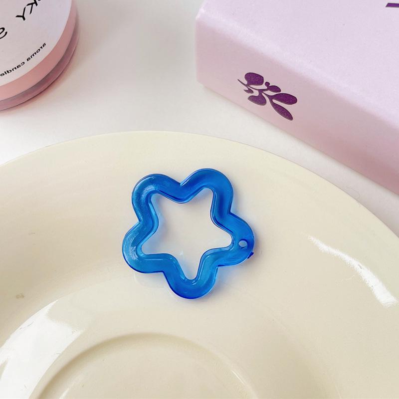 Transparent Acrylic Star Charm for Earrings, Phone Cases, and Keychains