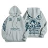 Children's Casual Fashion Letter Print Long-sleeved Drawstring Hooded Sweatshirt