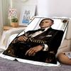 Custom Name James Bond Theme Printed Blanket Perfect For Couch Bed Travel Outdoor Use Machine Washable Cozy Durable
