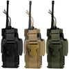 1Pc Adjustable Radio Holder Bag Molle Two Way Radio Holster Pouch Holder Nylon Duty Storage Case Walkie Talkie Bag