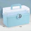 Portable Multi - Layered Medicine Storage Box with Handle - Large Capacity for Household First Aid 25-26s