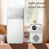 400mAh Battery Clip-On Radio Bluetooth Speaker Rechargeable Battery Portable FM Radio  Home Decor