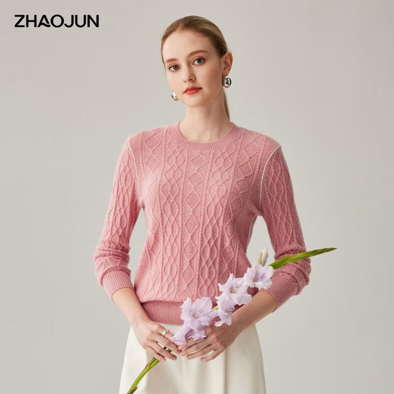 

Women s Round Neck Cashmere Cable Knit Sweater XL