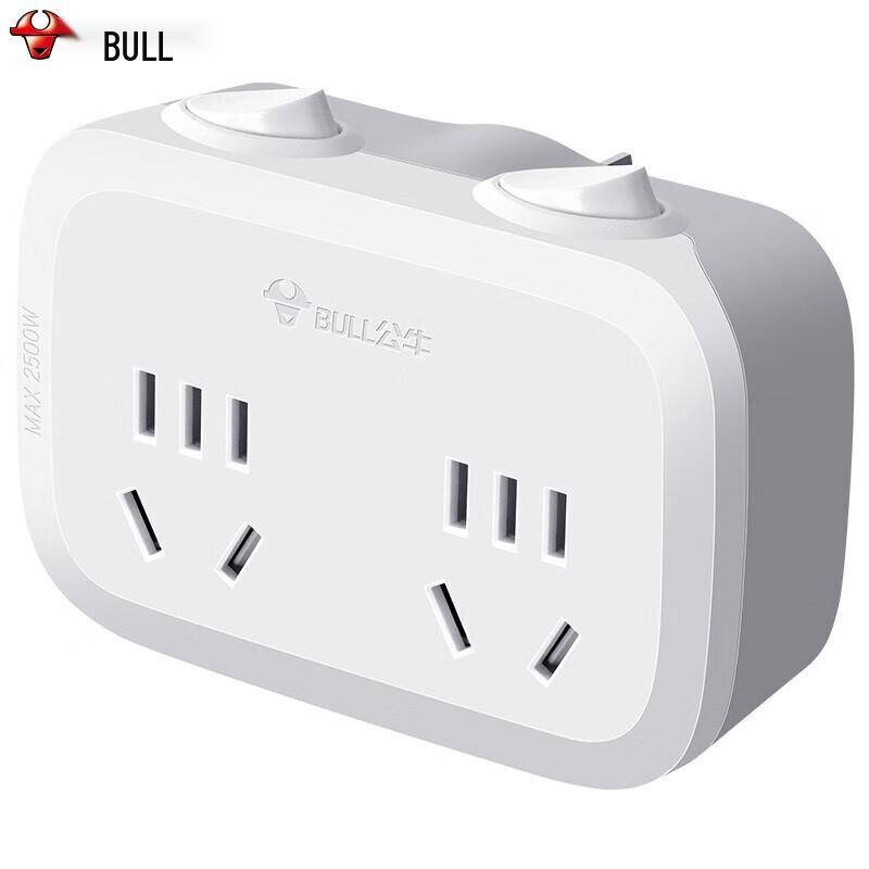 BULL 2-Outlet Separately Controlled Wireless Power Adapter CN plug (adapter included)