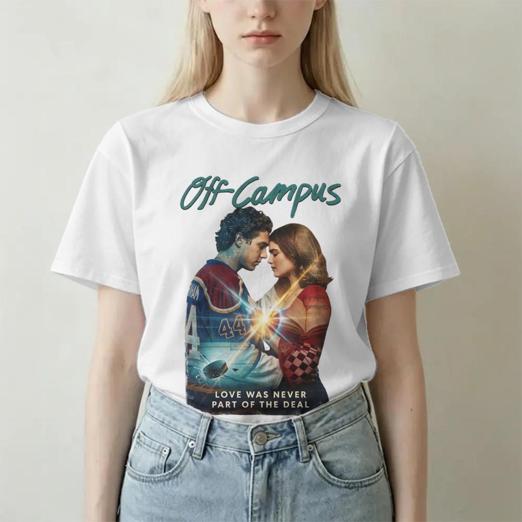 Off Campus Garrett Grahams Briar University Eishockey T-Shirt für Unisex WoUnisex Neuheit Reines Baumwoll-T-Shirt Rundhals-T-Shirt Kleidung