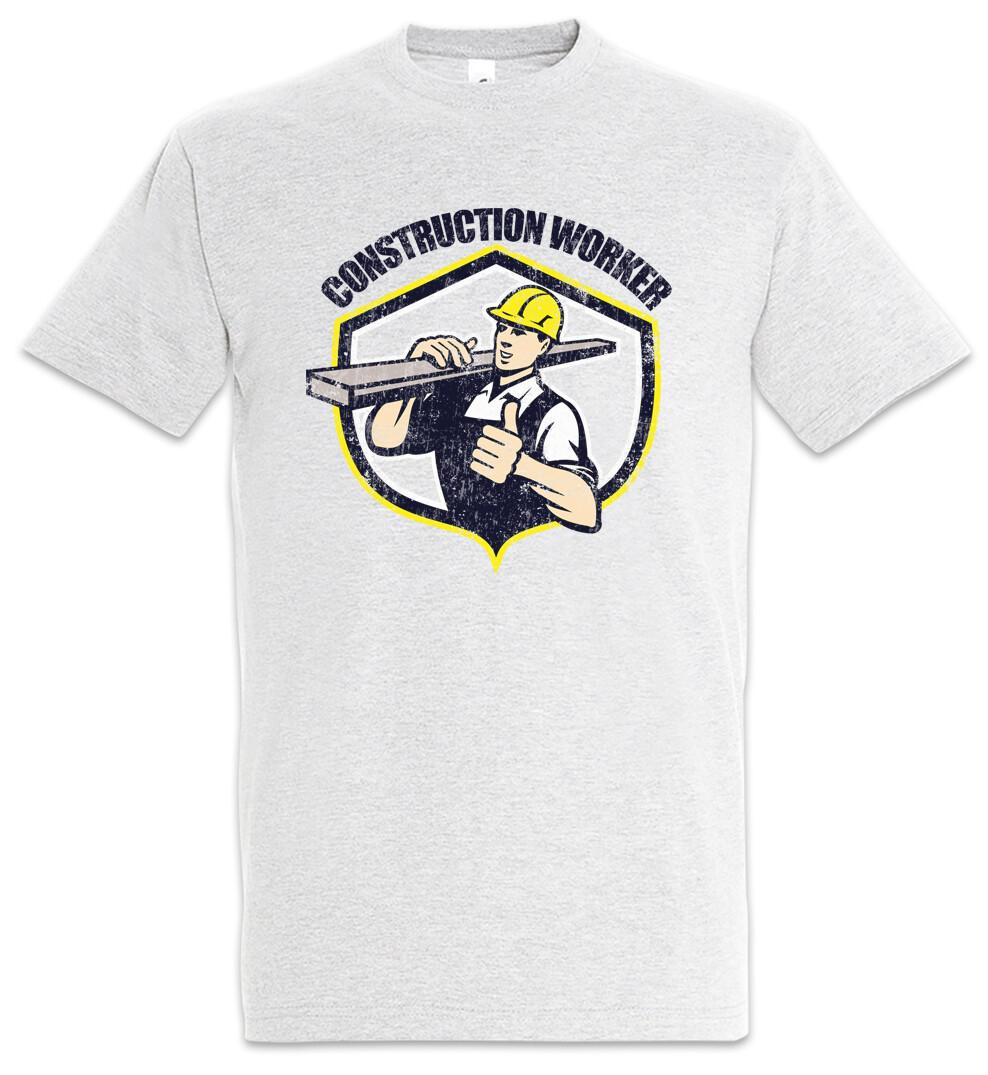 Construction Worker I T-Shirt Housebuilder Bricklayer Brickie Mason Homebuilder- XL