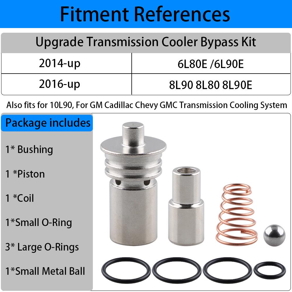 GM Cadillac Chevrolet GMC Cooler Bypass Valve Kit