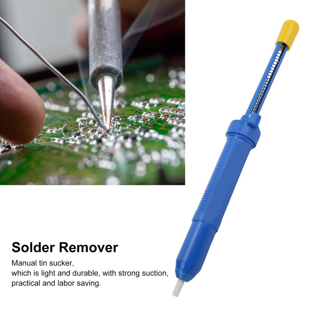 Solder Sucker Manual Powerful ABS Pumping Desoldering Sucker Pen for Electronic Soldering Tools