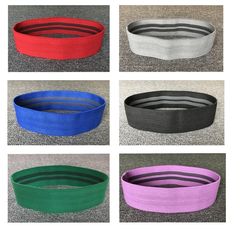 Buttocks Squat Pull Ring Resistance Belt Knitted Latex Elastic Buttocks Sports Fitness Stretching Yoga Belt Non-slip