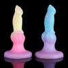 Mixed Color Luminous Alien Harem Anal Plug Collection Adult Sex Toy SM Female Masturbator Dildo