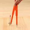 1Pc Carpenter Precision Pencil Compasses Large Diameter Adjustable Dividers Marking And Scribing Compass For Woodworking