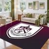 Burnley Football Design Crystal Velvet Rug Soft Decorative Mat for Bedroom Entrance