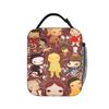 Yoshitomos Nara Lunch Bag For Men Graphic Lunch Box Fun Travel Cooler Bag Convenient Oxford Tote Food Bags