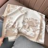 Double-sided petal jacquard imitation cashmere scarf women's leisure atmosphere new high-quality scarf shawl soft and thick