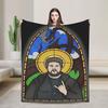Drachenlord Meme Poster Rainer Winkler Flannel Blankets Winter  Soft Bedding Throws Bedroom Print Bedspread Sofa Bed Cover